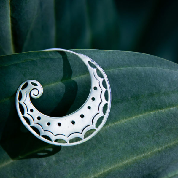Spiral Moon argent