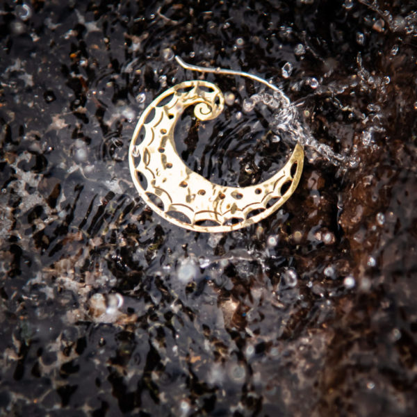 spiral moon mini bronze