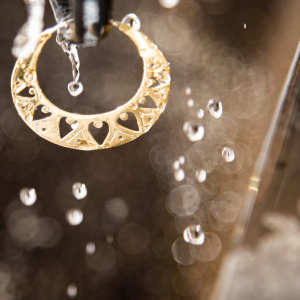 tribal moon mini bronze