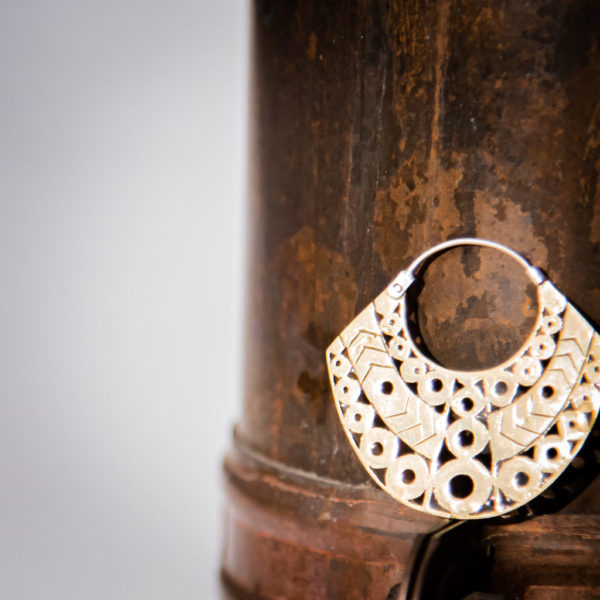 boucles d'oreilles Aztec mini bronze